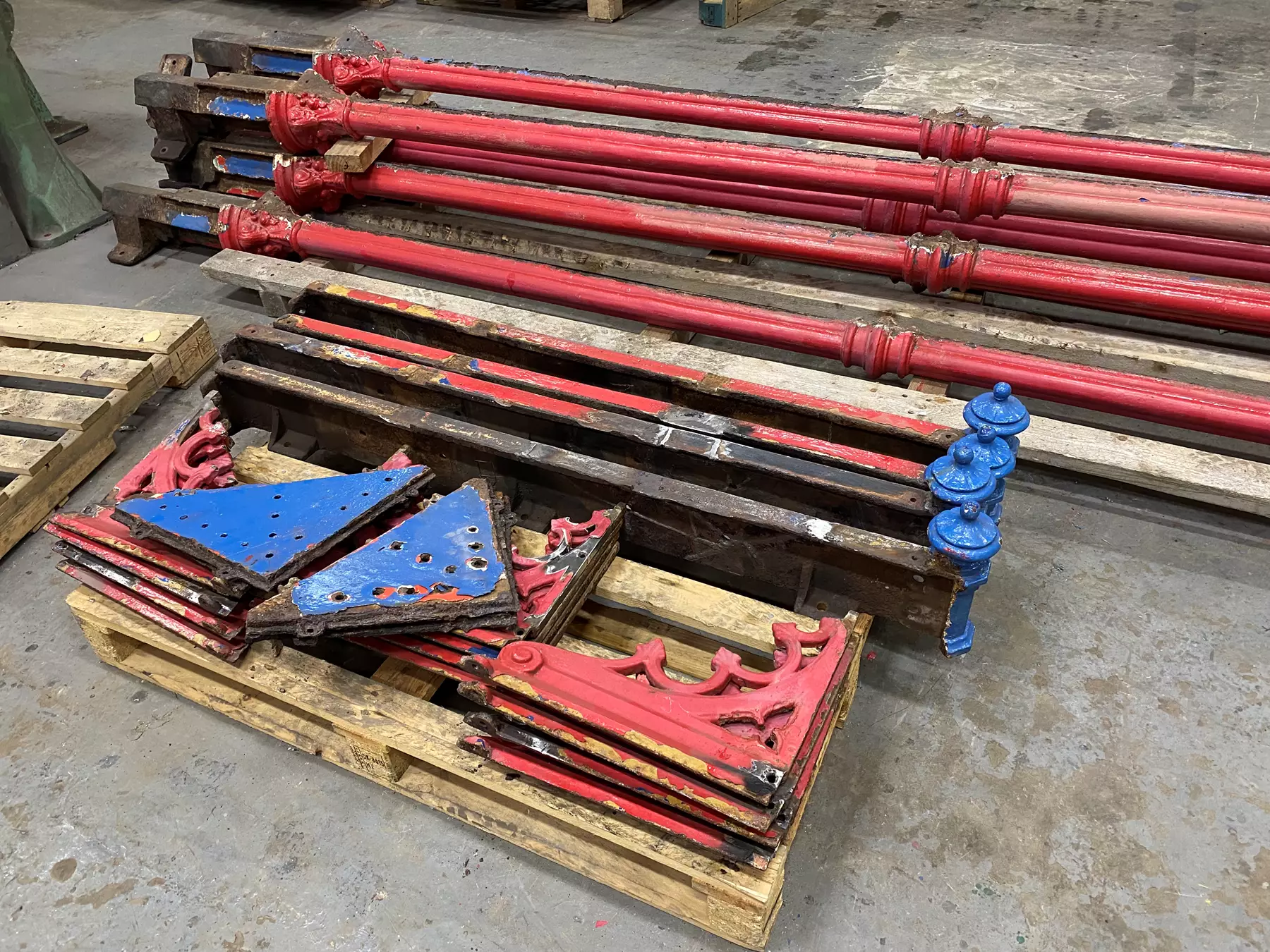 Sheerness Clock Tower Component Parts in Derby